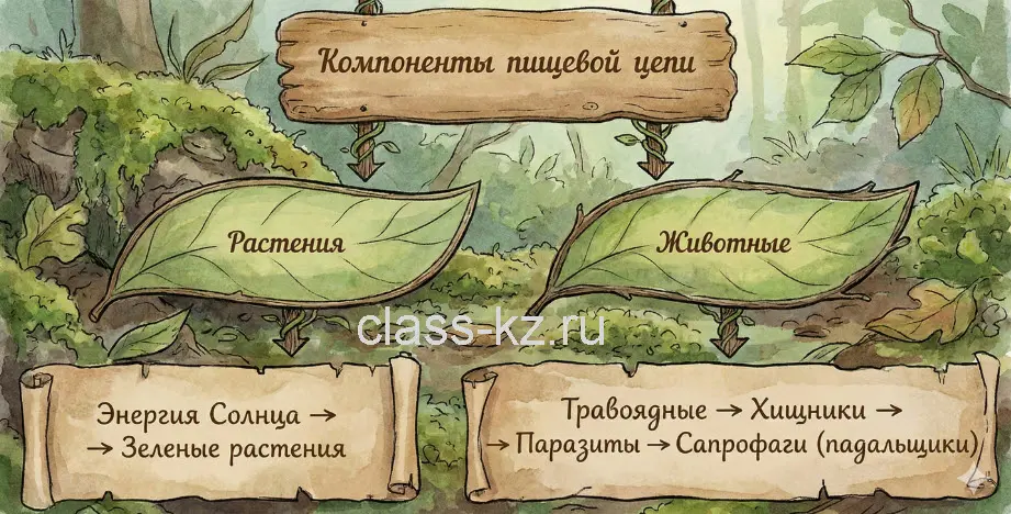 компоненты-пищевой-цепи-класс-кз