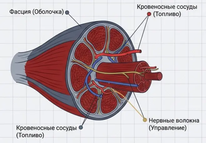 строение-мышцы