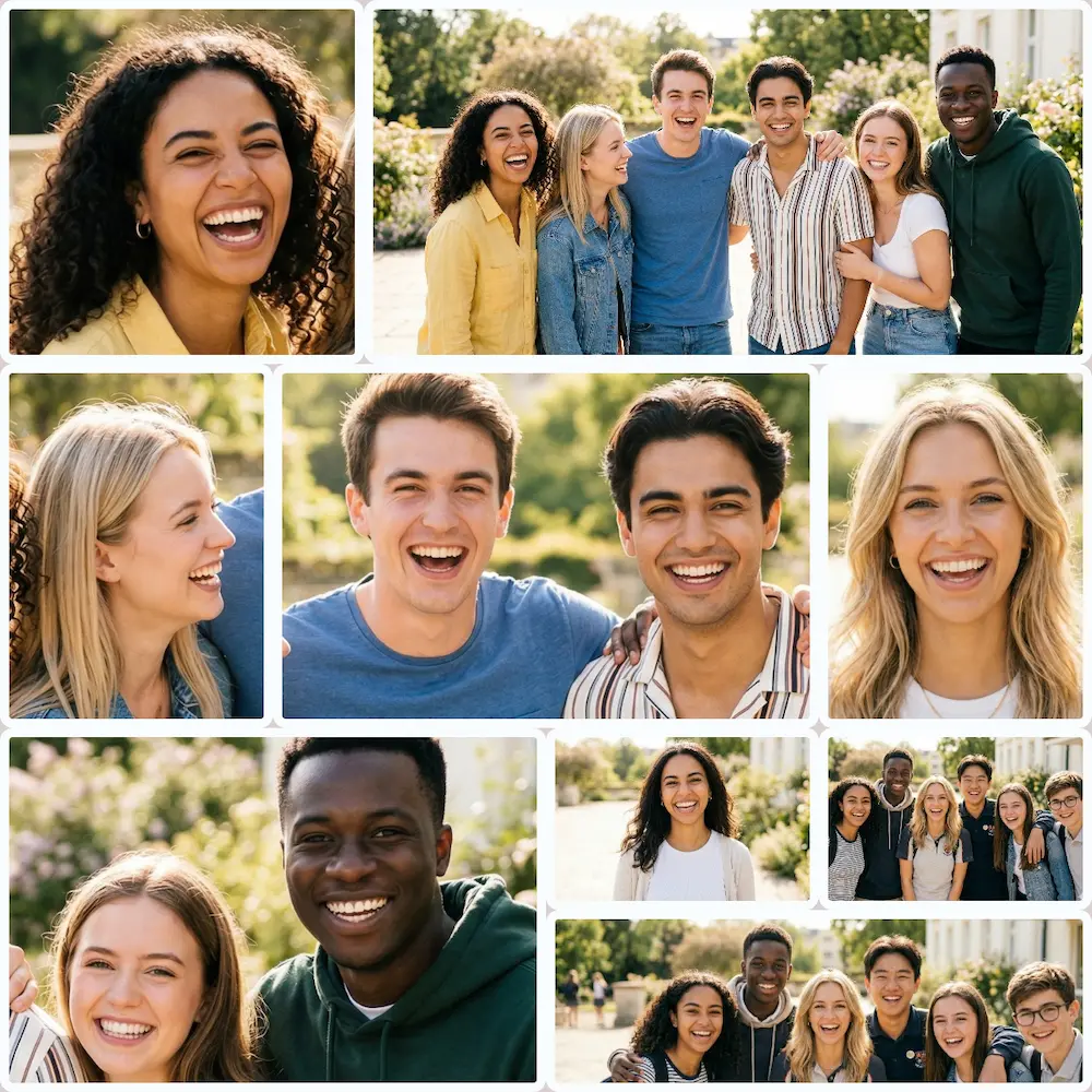 Мудборд созданный онлайн из фото