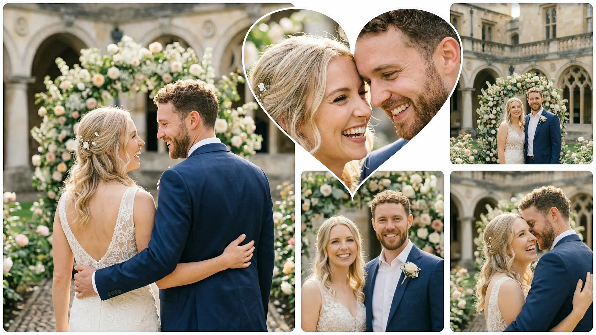 свадебный коллаж сделать онлайн бесплатно