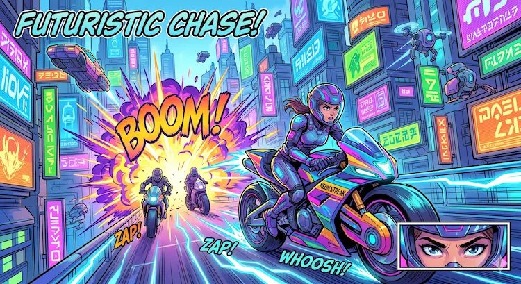 генерация комикса