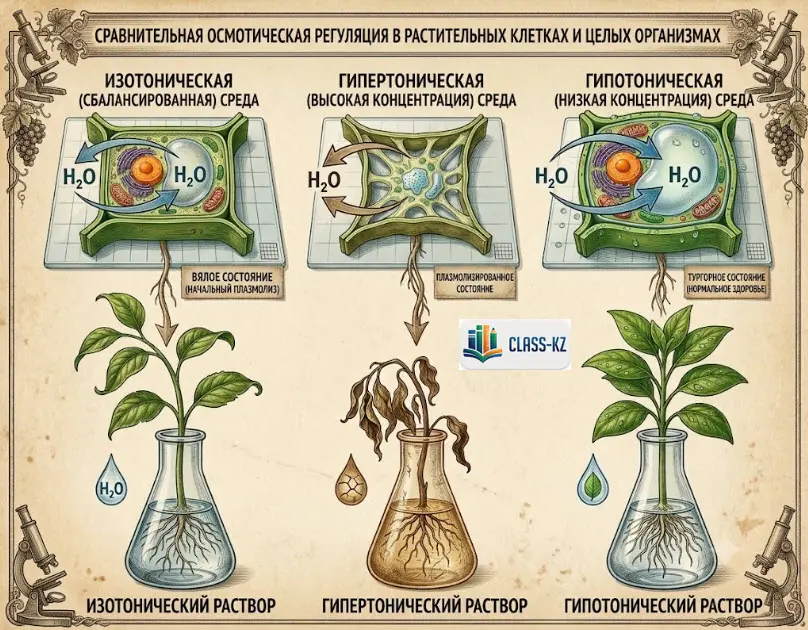 плазмолиз-деплазмолиз