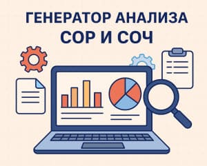 анализ сор и соч онлайн генератор