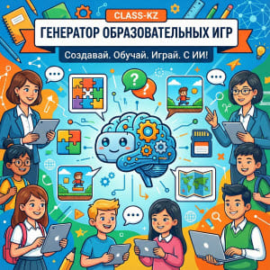 Генератор образовательных игр онлайн для учителей CLASS-KZ